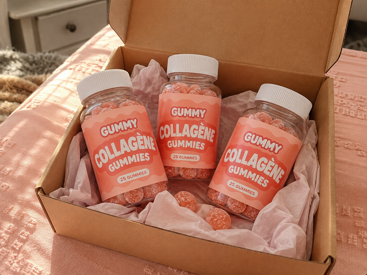 Coffret de trois flacons GUMMY Collagène Gummies
