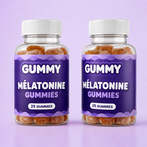 GUMMY Mélatonine Gummies — deux flacons violets